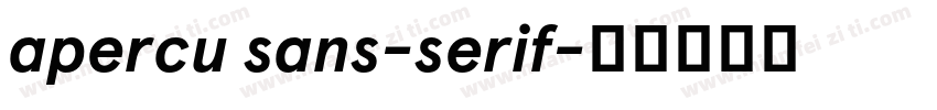 apercu sans-serif字体转换